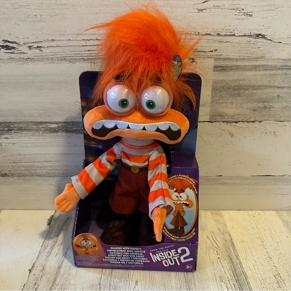 Inside Out 2 Shaking With Anxiety Plush NEW